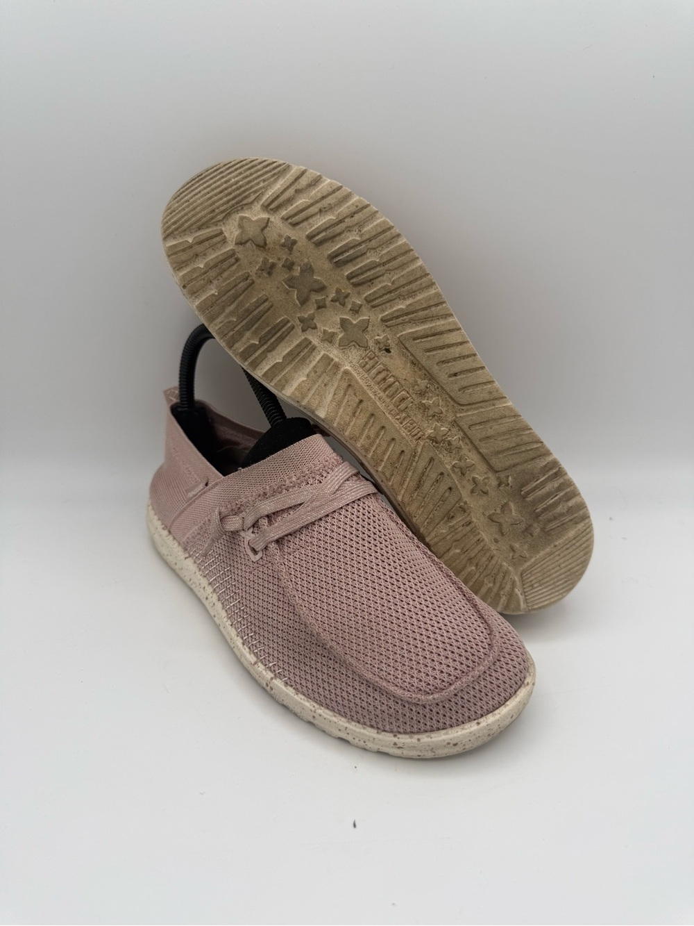Women's Hey Dude Wendy Halo Knit Antique Rose Pink Casual Comfort Shoes Size 8